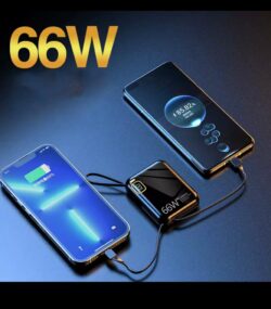 Mini Batterie Externe 10000mAh PD20W/66W Charge Super Rapide avec Câble Intégré – Image 4