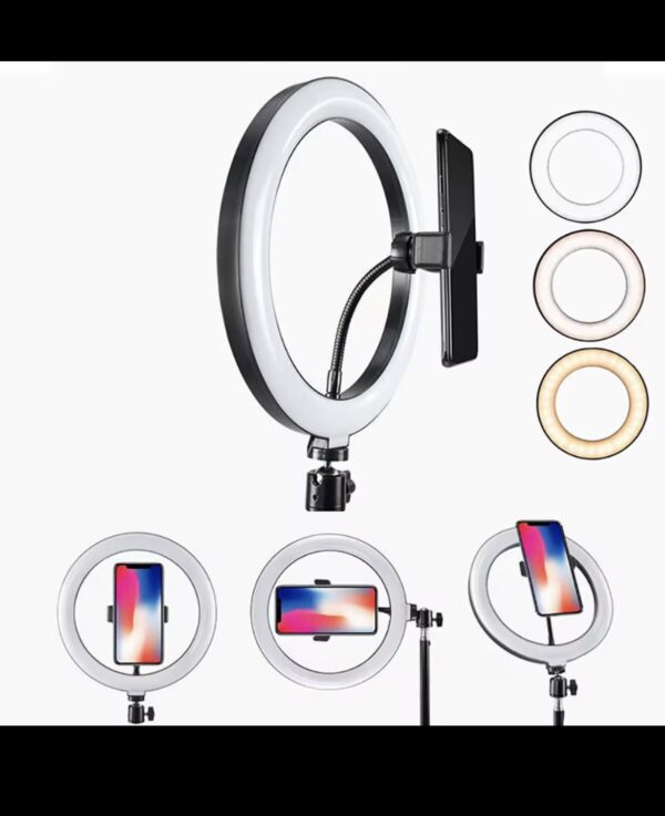 Ring Light LED avec support pour smartphone - Éclairage parfait pour vidéos et photos