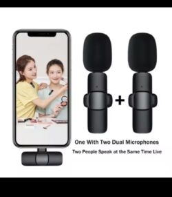 Kit de microphone sans fil double pour enregistrements et diffusions en direct à deux – Image 3